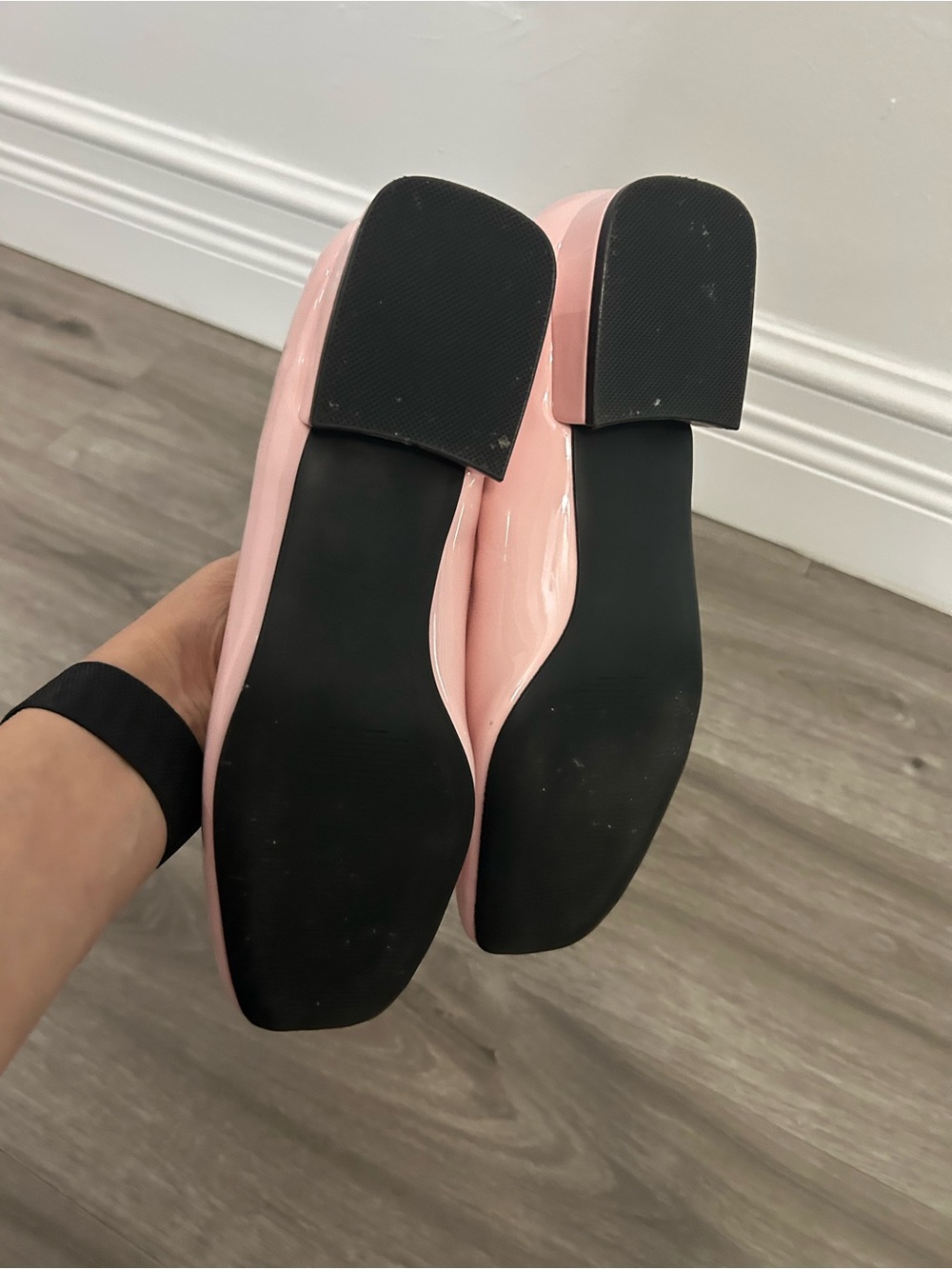 Madden Girl Pink Patent Ballet Flats,Like New , size 8 - Picture 3 of 4
